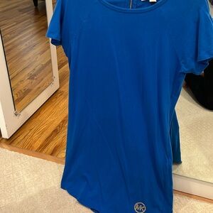 Blue shirt dress from Michael Kors